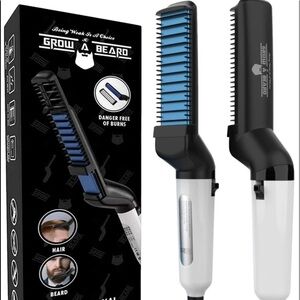 NWT Beard Straightener Brush for Men